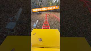 Backyard Rollercoaster Drop!