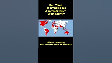 Part Three of trying to get a comment from every country