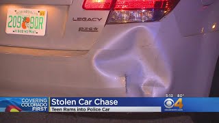 Teenager Rams Police Car Twice During Chase