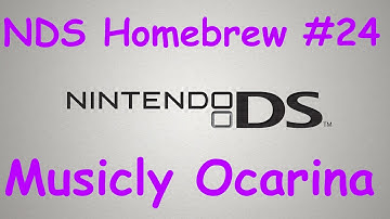 NDS Homebrew #24 - Musicly Ocarina in 2024