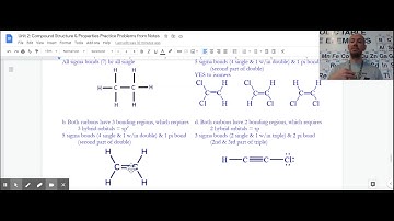 AP Chem Unit 2, Compound Structure & Properties: Practice Problems #9