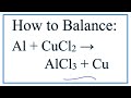 Balancing Chemical Equations