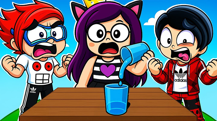 JUGAMOS EL JUEGO DEL VASO CON AGUA | SI SE DERRAMA PIERDES en Roblox | Kori