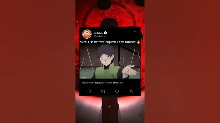 Mirai Use Better Genjutsu Than Kurenai 🔥#naruto #shorts #boruto