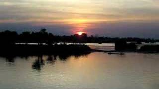 Timelapse of sunset in Don Det, Laos