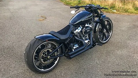 Harley-Davidson 114 Breakout Exhaust Sound (Thomaz from Germany)