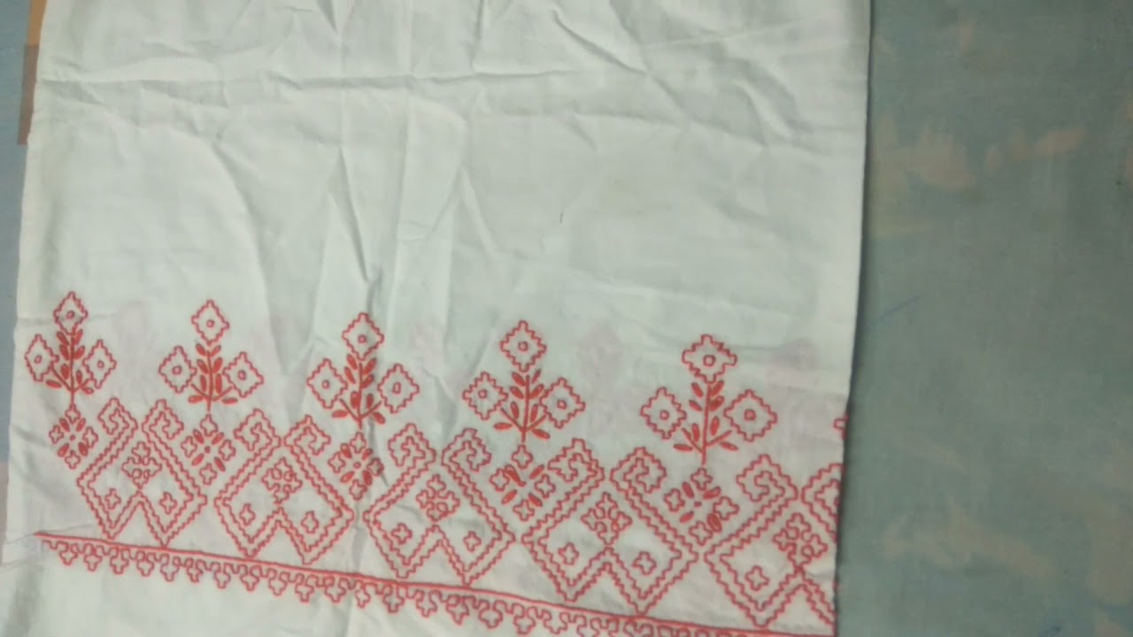 Hand embroide masnad cover computer new design