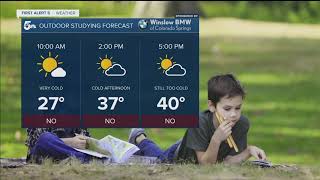 Dry skies return Tuesday with more unseasonable cold
