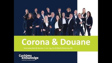 2020-04-23 webinar Corona en douane