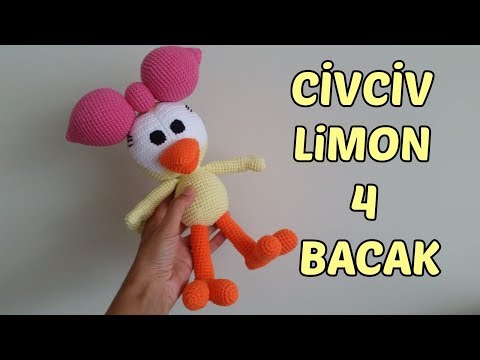 Amigurumi Civciv Limon 4 (Bacak)