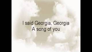 Ray Charles - Georgia on my mind - Lyrics