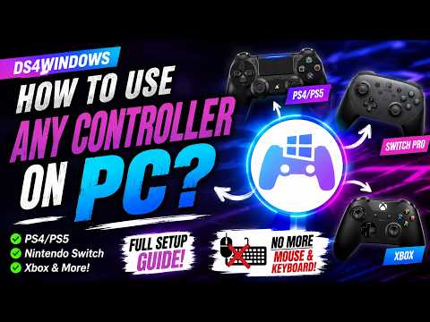 PS5 Controller on PC (DS4Windows Setup Guide 2026)