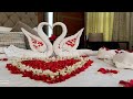 Honeymoon decoration | Bedroom decoration for wedding | Honeymoon set up