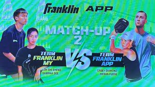 FRANKLIN APP MALAYSIA MATCH 2 - ( LOH SHI SHENG / SABRINA GEE ) VS ( CASEY DIAMOND / MEGAN FUDGE )
