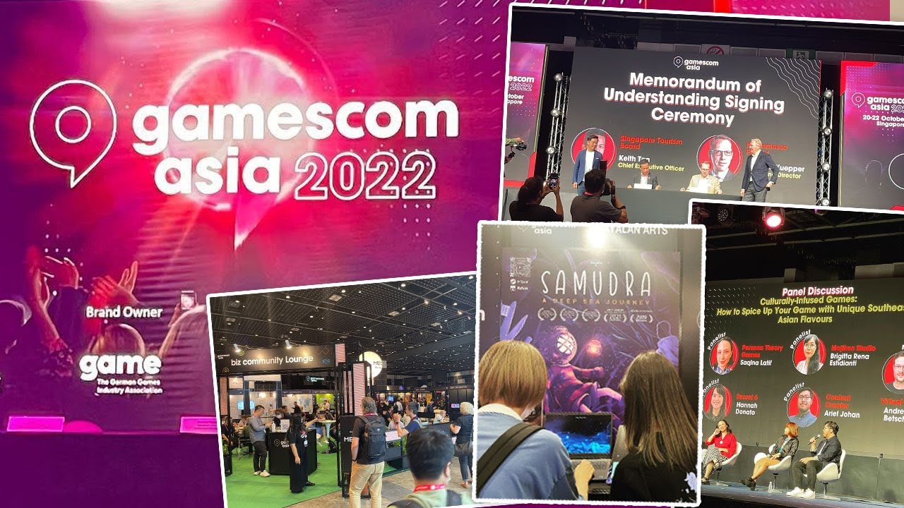 Gamescom Asia in Singapore - Trade Conference & Expo Walkabout 