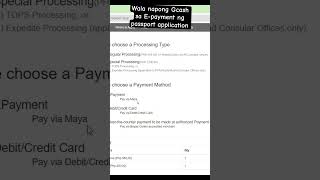 Wala Napong Gcash Sa E-Payment Ng Passport Application