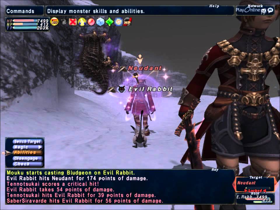 FFXI Monsters V.S. Players. First Look! YouTube