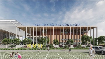 Phối cảnh cơ sở mới Trường Đại học Bà Rịa - Vũng Tàu