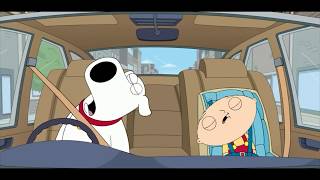 Family Guy - Stewie & Brian Fall Asleep While Driving