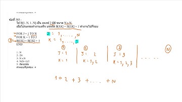 เฉลยข้อสอบ กว : วิชา Programming แนวArray