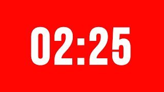 2 Minute 25 Second Timer With Alarm Without Music