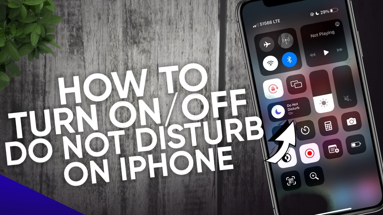 How to turn On / Off Do Not Disturb on iPhone iOS16 - YouTube