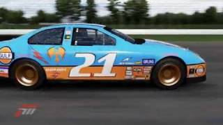 Gulf Oil #21 2011 Ford Racing Fusion Stock Car at Indianapolis Motor Speedway - Forza Motorsport 4