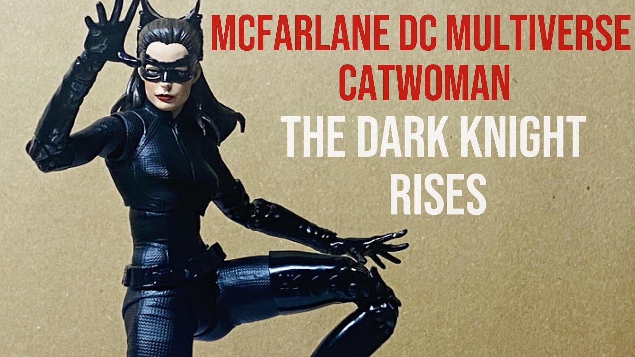 Catwoman With Batpod Figurine Et Véhicule Batman The Dark Knight Rises Mcfarlane Toys