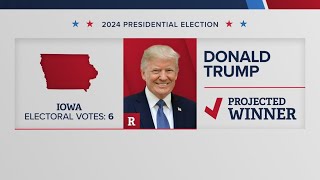 Donald Trump wins Iowa's 6 electoral votes, AP projects