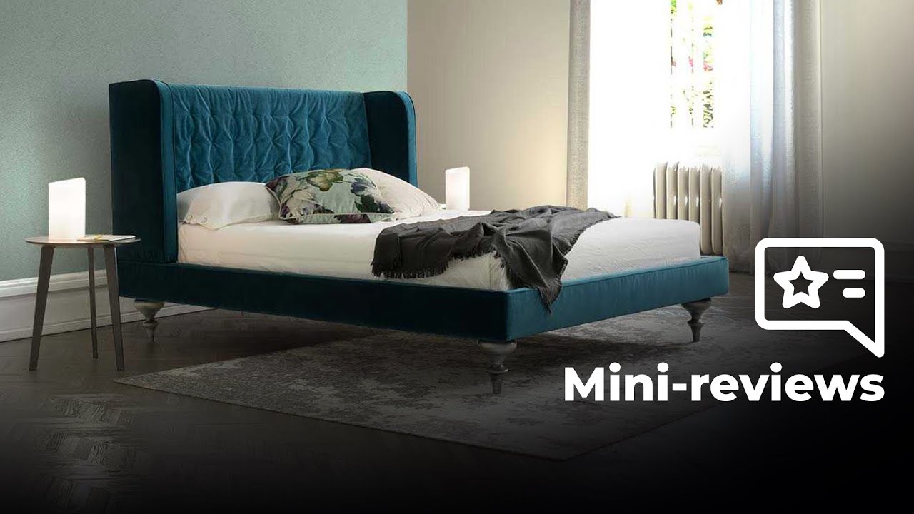 Testiera imbottita in velluto rosa 140 cm - COMFORTXL | Leroy Merlin