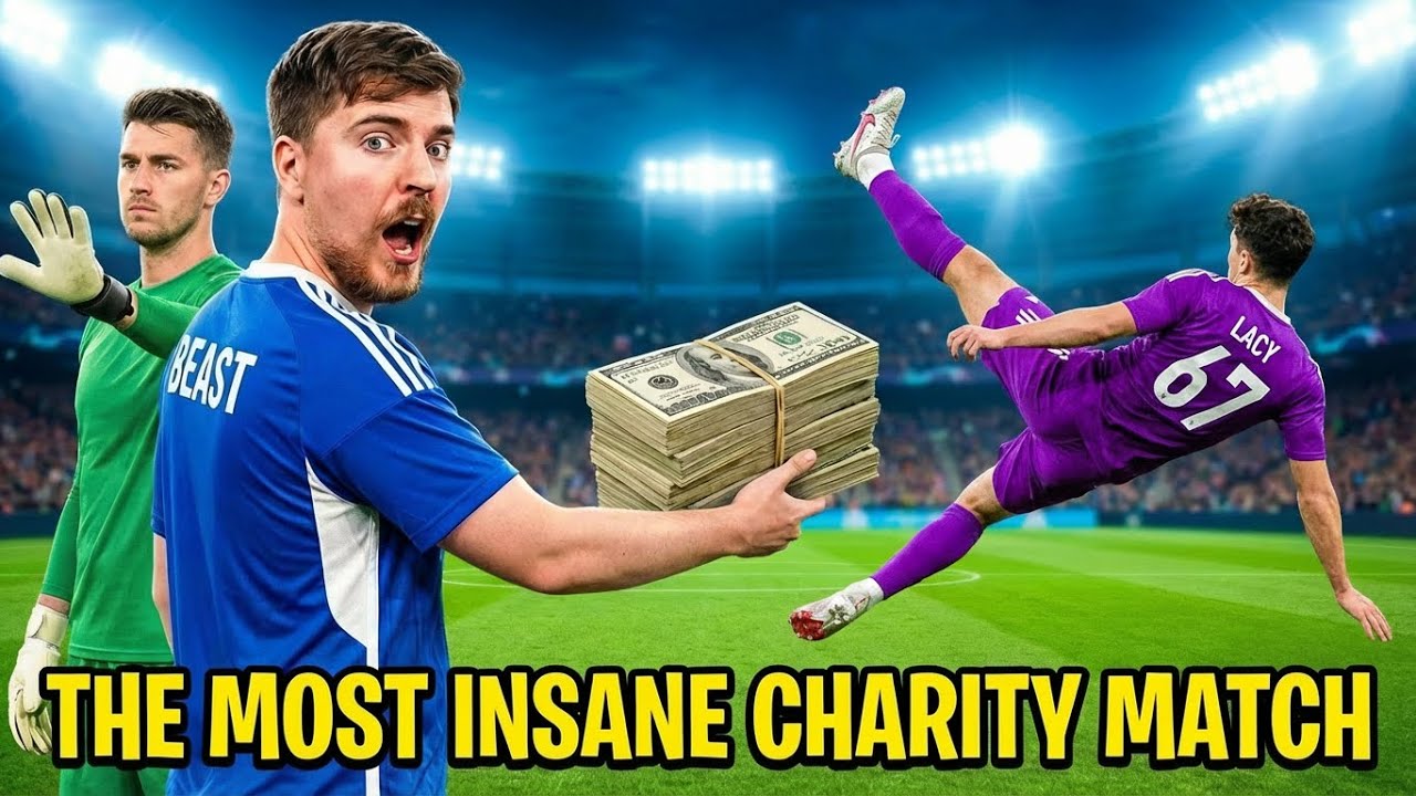 Best Moments From The Qatar Charity Match!(FT Mr Beast, Marlon, KSI, Lacy etc)