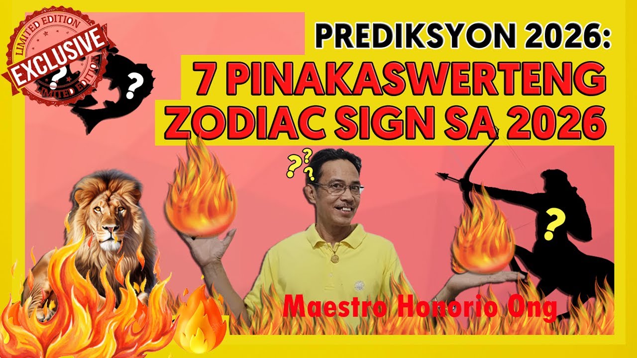NGAYON NA PREDIKSYON 2026: 🐎 Malay mo ikaw na toh? PINAKAMASWERTENG ZODIAC SIGN SA YEAR 2026 (Y) 🔥