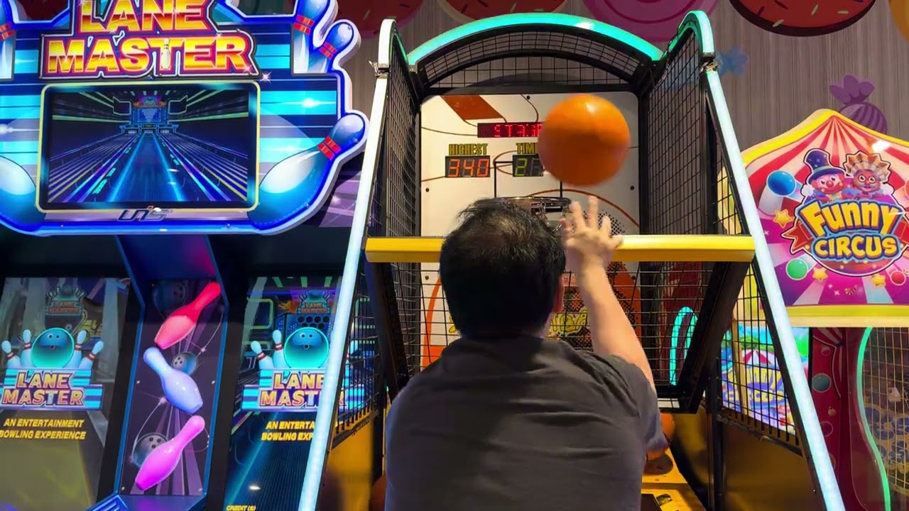 （補打成功#1）將軍澳廣場森林王國大籃球機6個球627分