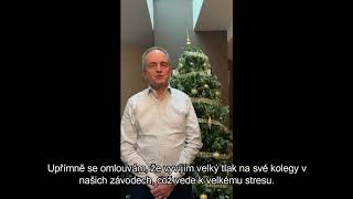 Christmas Message CEO 2020 - Czech subtitles