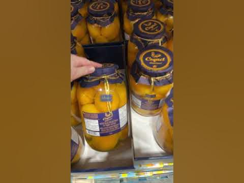 Costco has whole clingstone peaches in a jar! - YouTube