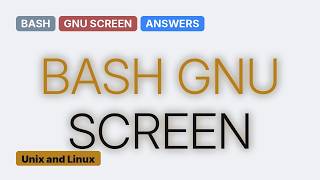 Opening multiple split windows with GNU screen with single bash script