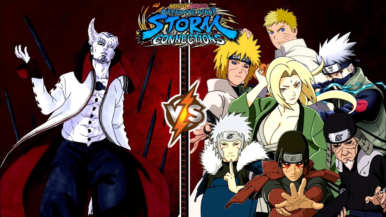 Isshiki Otsutsuki vs ALL 7 HOKAGE 🔥 Naruto Ultimate Ninja Storm Connections
