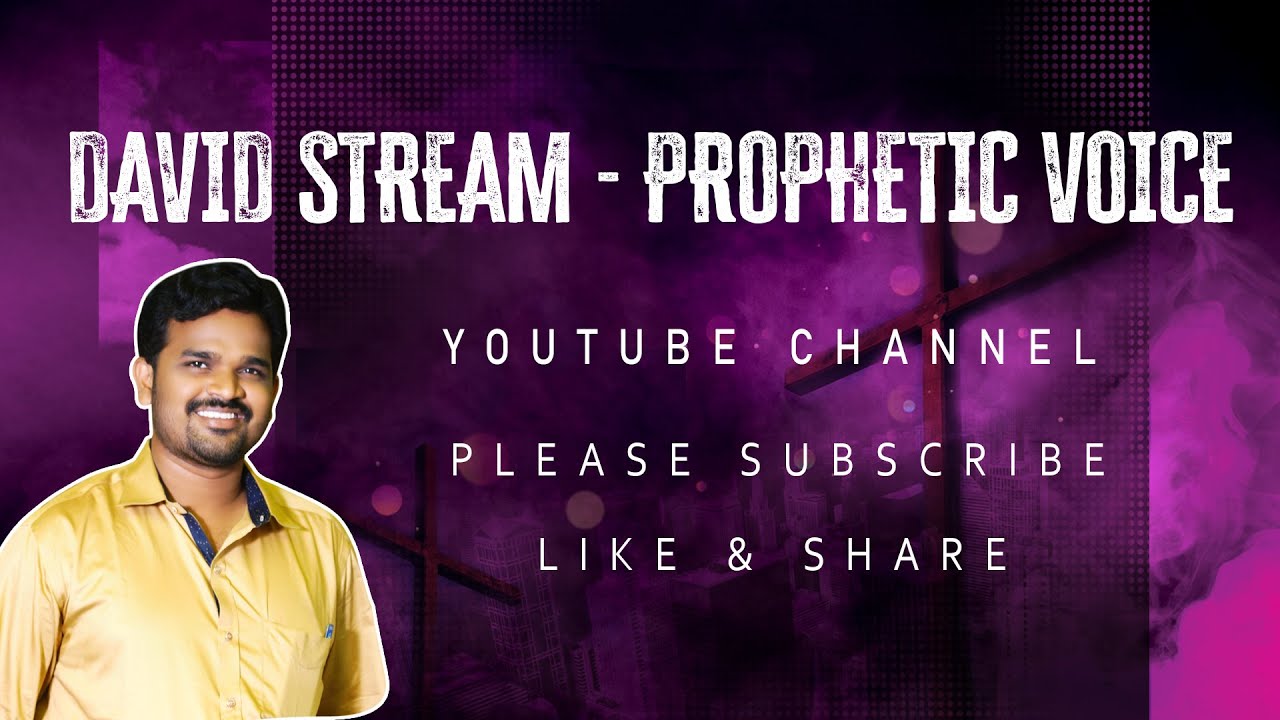 DAVID STREAM - PROPHETIC VOICE CHANNEL PROMO