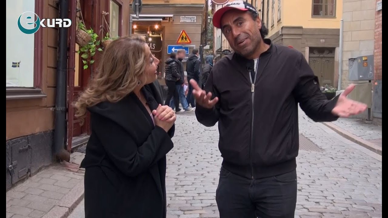 Özz Nujen tara gamla stan komiker Stockholm euro Kurd tv standupp