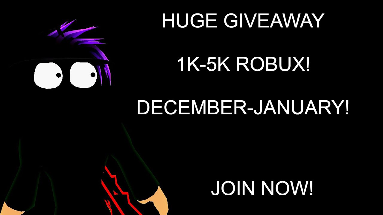 HUGE GIVEAWAY 1K-5K ROBUX! - YouTube