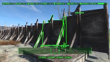 Fallout 4 How to merge junk fences [PS4]