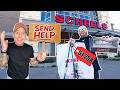 NO BUDGET Fishing Challenge at the World's LARGEST Fishing Store!
