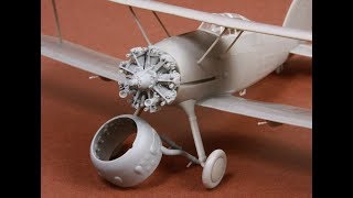 S.B.S Models 1/48 Gloster Gladiator Mk.I/Mk.II Engine & Cowling  & Wheels for Merit