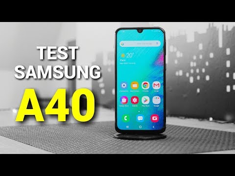 TEST du SAMSUNG Galaxy A40 - smartphone