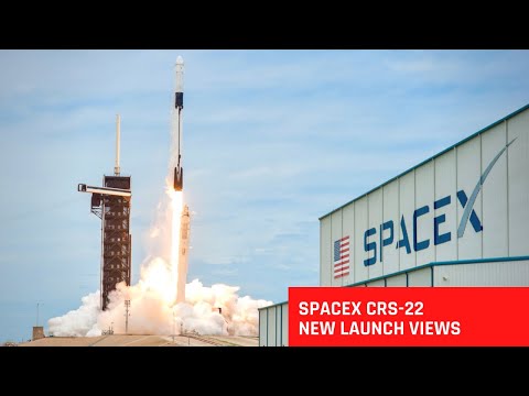 SpaceX CRS-22 New Launch Views in 4K