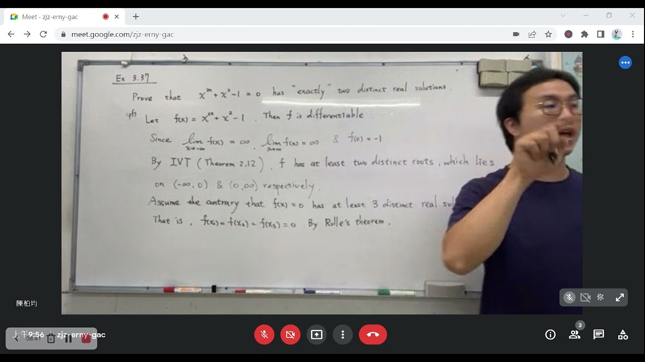 Topic 3.5 (Part 2) Mean Value Theorem