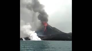 Video Amatir Status Anak Krakatau Terkini
