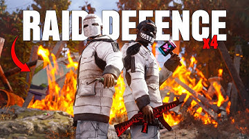 HOW A DUO DEFENDS 4 ONLINE RAIDS IN 1 DAY! - RUST