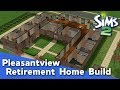 The Sims 2 Speed Build - Pleasantview Retirement Home (No CC)