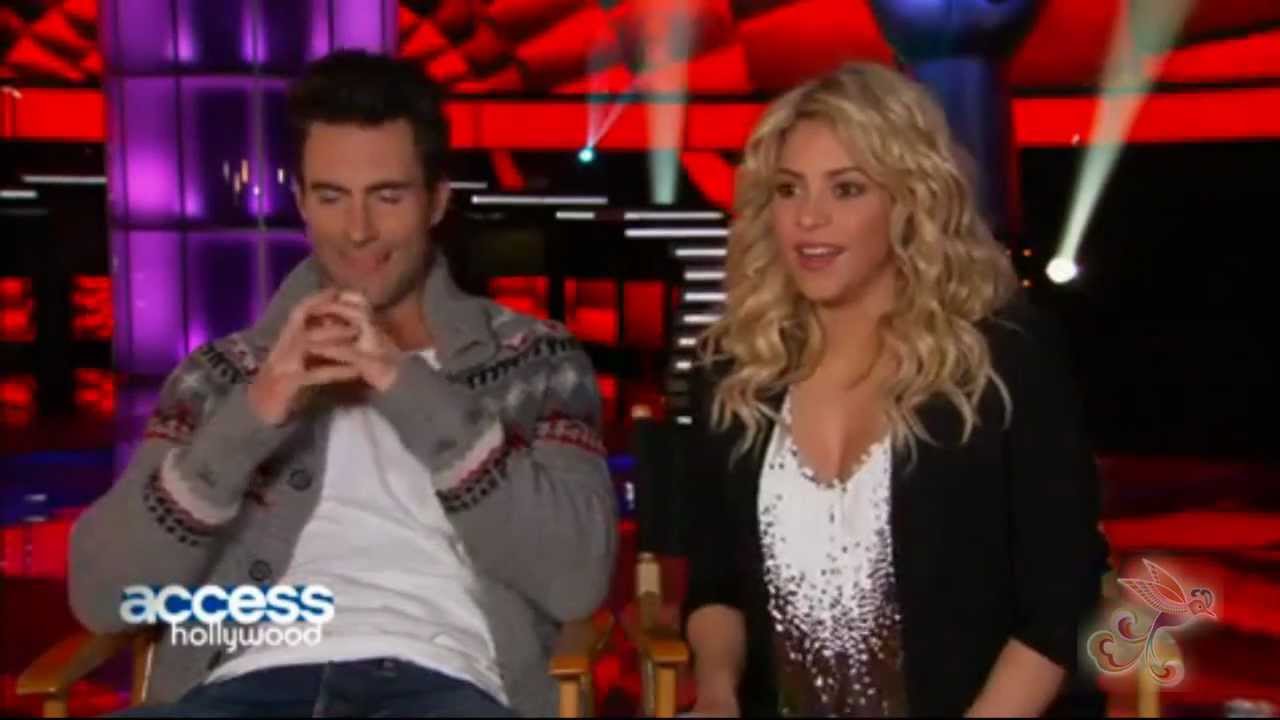 Shakira y Adam Levine "The Voice" 1/2 YouTube